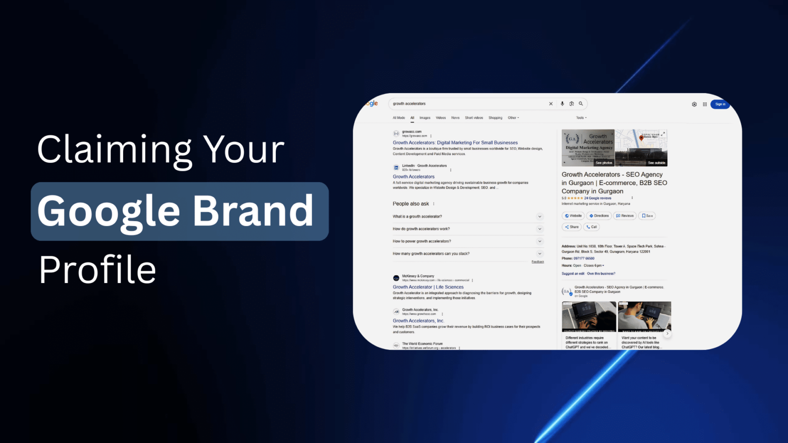 Claiming Your Google Brand Profile